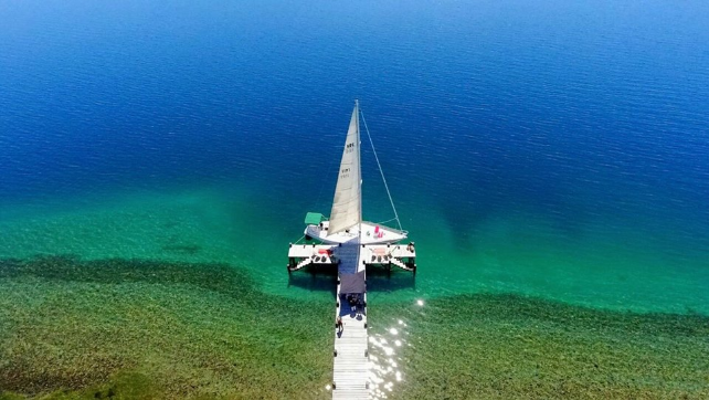 Sailing yacht  Nahuel Huapi Lake