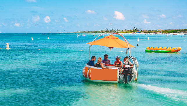 Aqua Donut Private Boat (6 seats) in Aruba